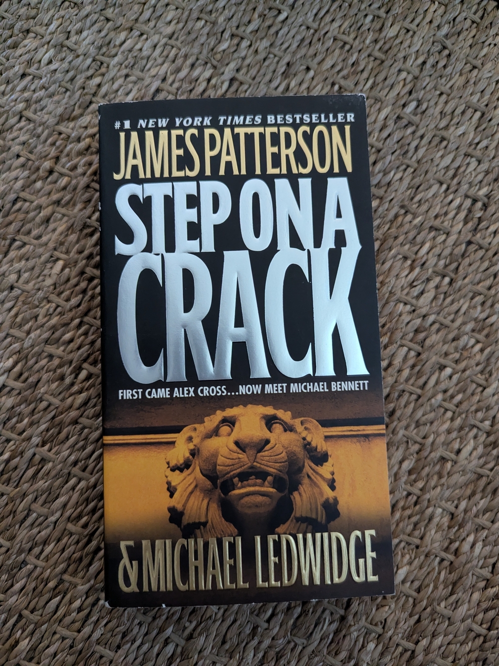 Step on a Crack - Black and Gold Paperback Thriller